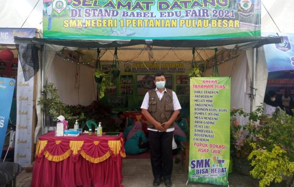 KASI SMK SAMARUDIN, S.AP Koordinasi Lapangan Cabang Dinas Wilayah III pada Kegiatan Acara Edufair 2021
