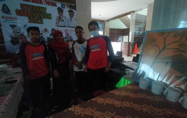 Gedung Olah Raga Sahabudin Babel Stand SMKN 1 PAYUNG