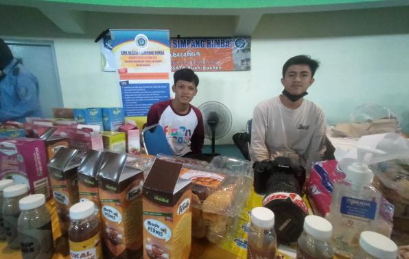 Gedung Olah Raga Sahabudin Babel Stand SMKN 1 SIMPANG RIMBA