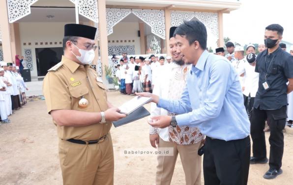 Pondok Pesantren Darussalam Permis Kunjungan Kerja Gubernur Erzaldi