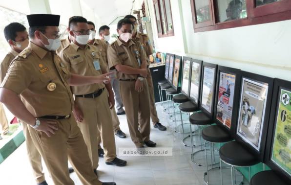 SMK Negeri 1 Simpang Rimba Kunjungan Kerja Gubernur Erzaldi