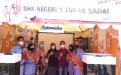 Foto KASUBBAG TATA USAHA Cabang Dinas Wilayah III di Salah Satu Stand Bazar Edufair 2021